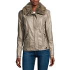 Seb Scuba Long-sleeve Faux-fur-collar Coat
