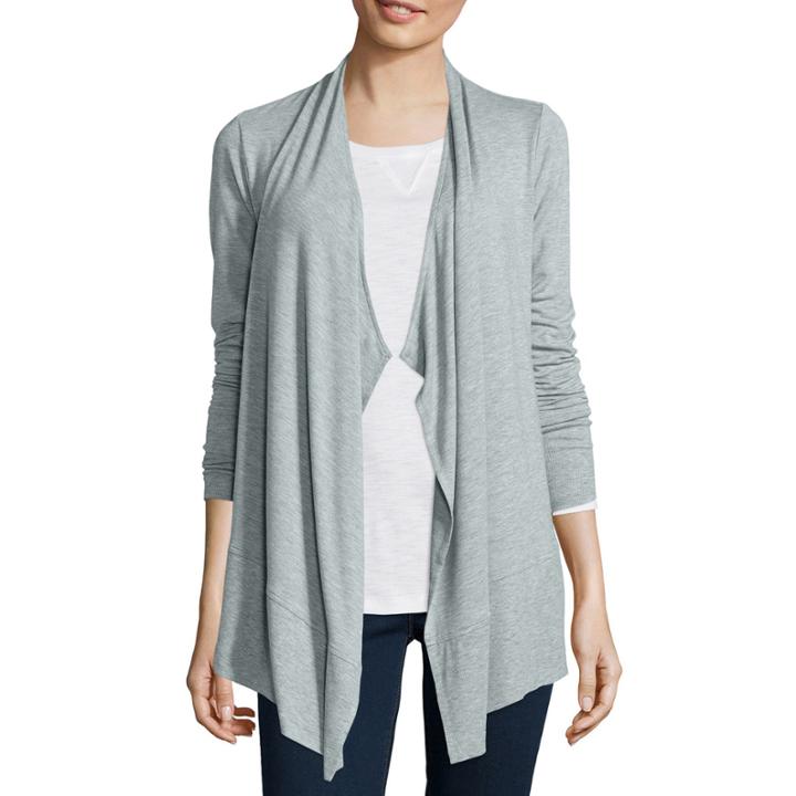Liz Claiborne Long-sleeve Knit Cozy Cardigan