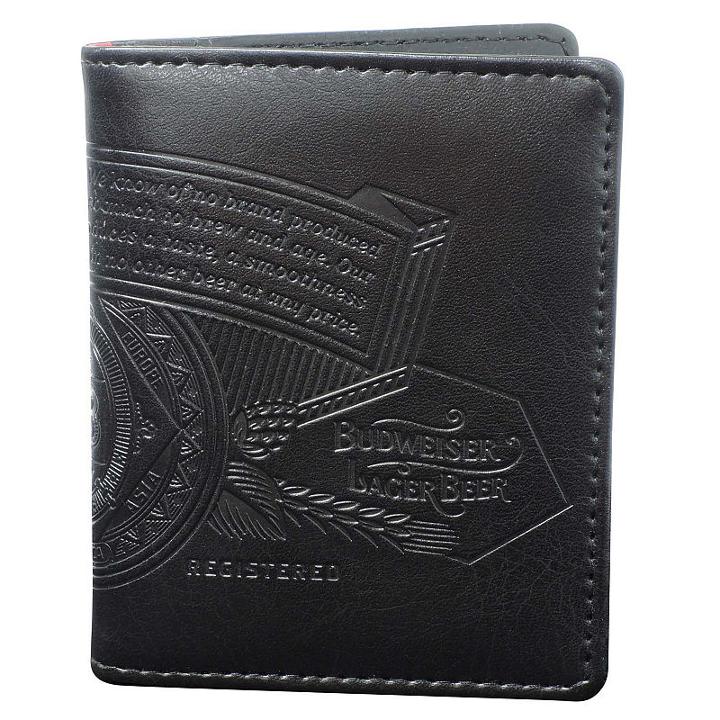 Buxton Budweiser Mens Flip Fold Wallet