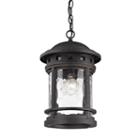 Costa Mesa 1-light Outdoor Pendant In Weathered Charcoal