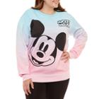 Mickey Mouse Sweatshirt-juniors Plus
