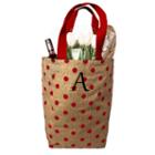 Cathy's Concepts Polkadot Natural Jute Tote