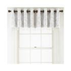 Royal Velvet Plaza Embroidery Grommet-top Tailored Valance