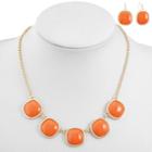 Liz Claiborne Womens 2-pack Orange Jewelry Set