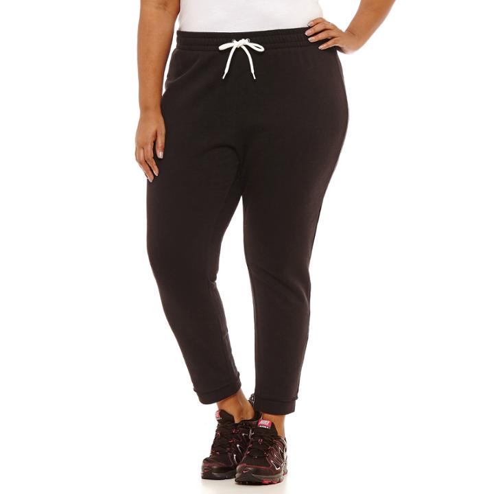 City Streets Knit Jogger Pants-plus