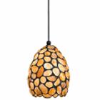 Wooten Heights 4.5 Tall Glass Pendant With Oil Rubbed Bronze Cord