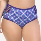 Paramour Pattern High Waist Swimsuit Bottom-plus