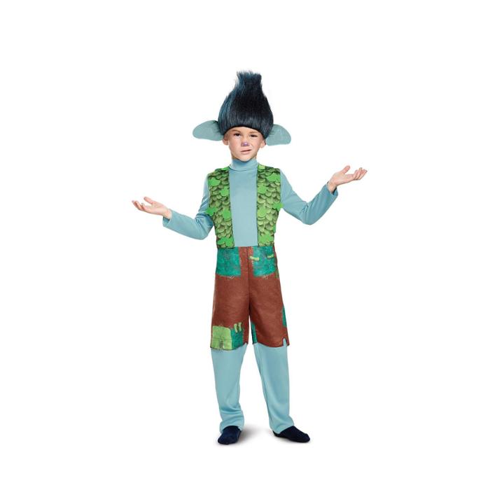 Trolls - Branch Deluxe Child Costume W/wig