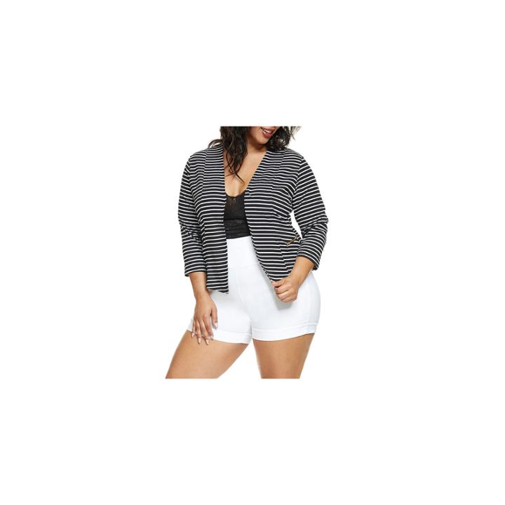 Hampton Striped Open Front Blazer