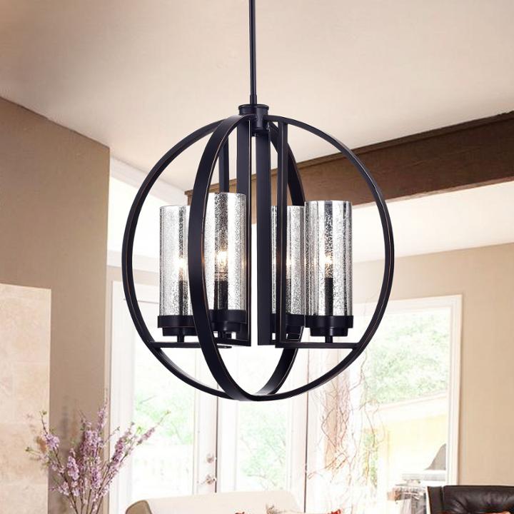 Yuval Oil Rubbed Bronze 19-inch Round Pendant Light