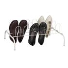 Household Essentials White Wire Shoe Rack
