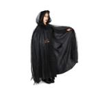 Buyseasons Hooded Lined Black Unisex 2-pc. Dress Up Accessory