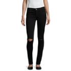 Arizona Slit Knee Jeggings-juniors