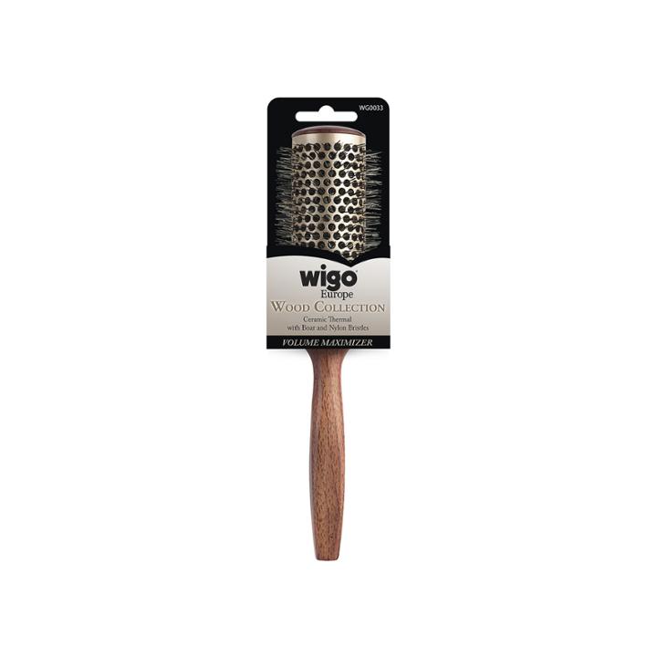 Wigo Wood Collection Medium Thermal Round Brush