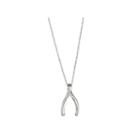 Sterling Silver Rhodium Virgin Mary 18 Pendant Necklace