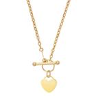 Womens 10k Gold Statement Necklace