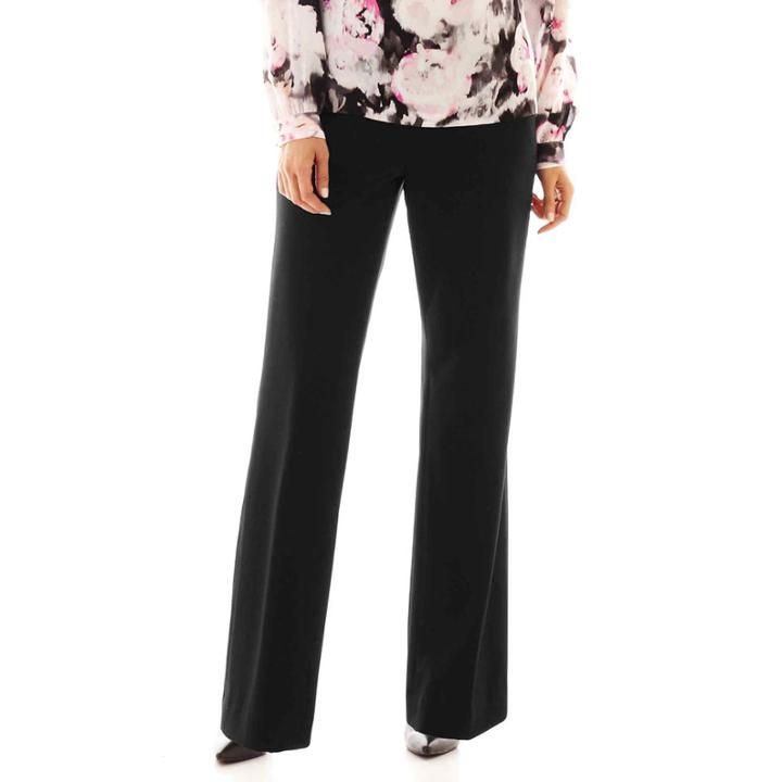 Liz Claiborne Classic Sophie Secretly Slender Trouser Leg Pants - Tall