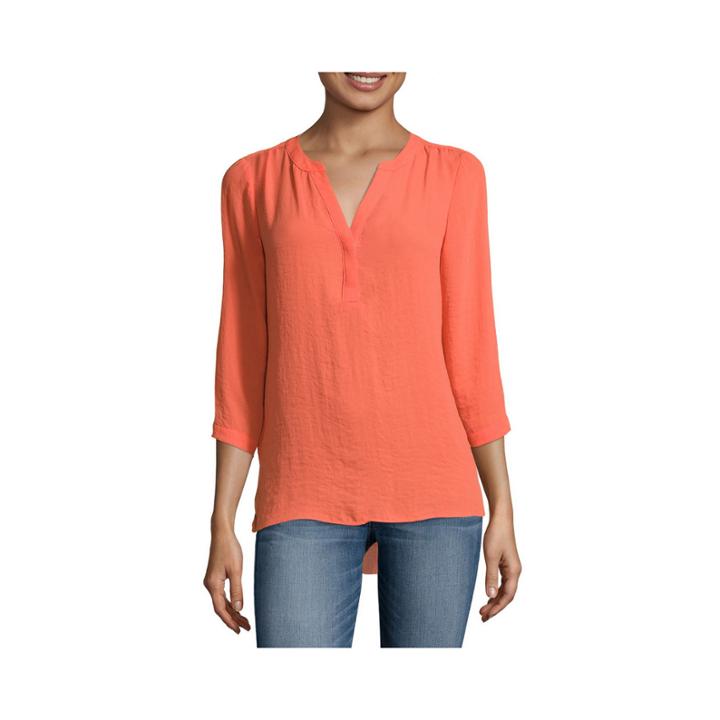 A.n.a. Sleeve Popover Blouse