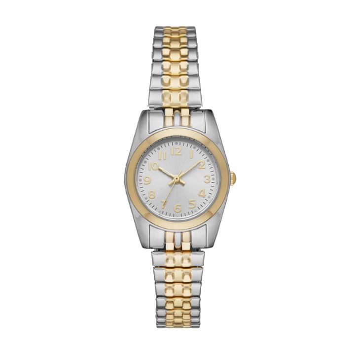 Womens Two Tone Expansion Watch-fmdjo116