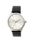 Simplify Mens The 2400 Silver Dial Leather-band Watch Sim2401