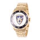 Guardian Of The Galaxy Marvel Mens Gold Tone Strap Watch-wma000096