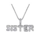 1/10 Ct. T.w. Diamond Sterling Silver Sister Pendant Necklace