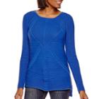 A.n.a Long-sleeve High-low Sweater- Petite