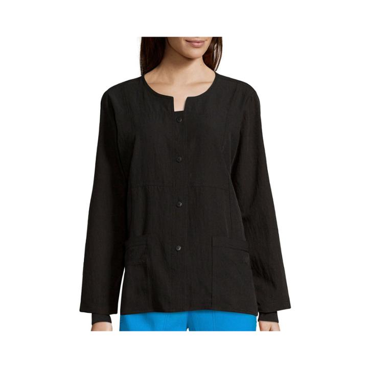 Wonderwink Womens Sporty Snap-front Jacket - Plus