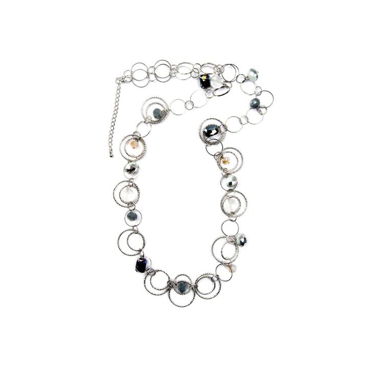 Arizona Freeform Womens Illusion Necklace