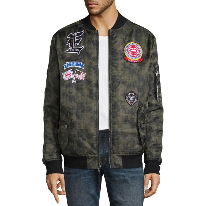 Ecko Unltd Satin Bomber Jacket