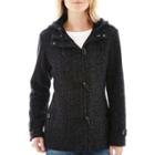 Details Hooded Fleece Duffle Coat