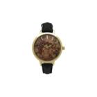 Olivia Pratt Southern Hemisphere Map Womens Black Strap Watch-a917470black