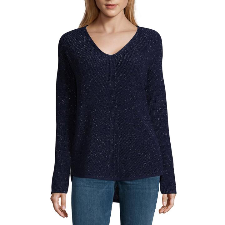 A.n.a Long Sleeve V Neck Pullover Sweater