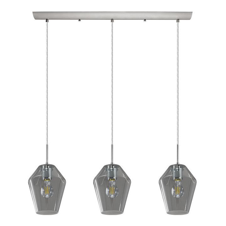 Eglo Murmillo 3-light 30 Inch Matte Nickel Linearpendant Ceiling Light