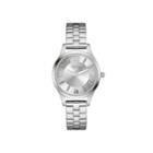 Caravelle New York Womens Crystal Heart Bangle Watch Set