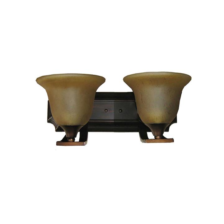 Valerie 2-light Bronze Bath Vanity