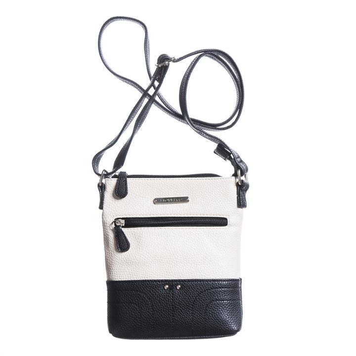Stone And Co Ns Single Zip Pebble Leather Mini Crossbody Bag