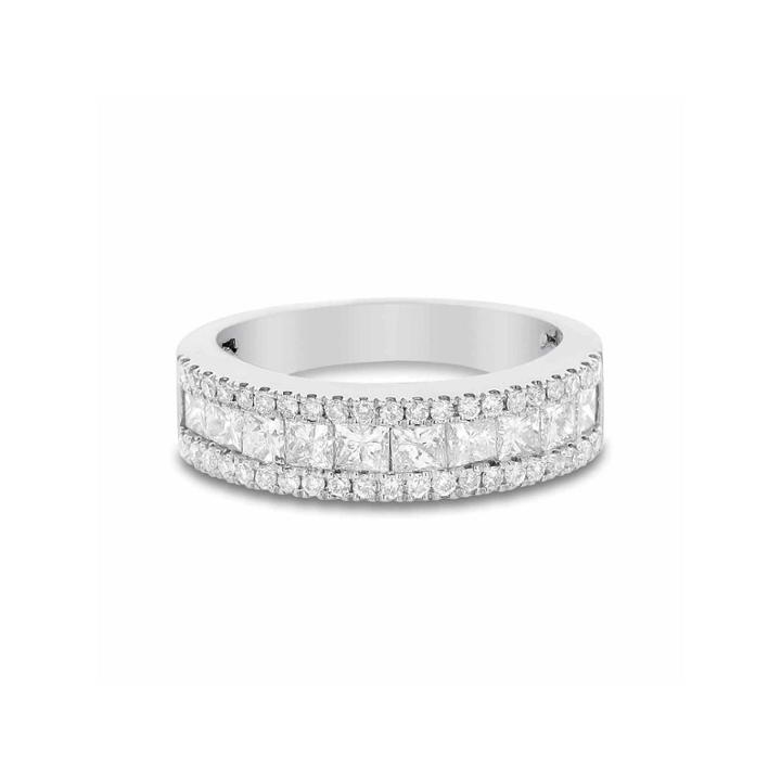 Womens 1 1/2 Ct. T.w. White Diamond 14k Gold Cocktail Ring