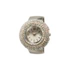 Olivia Pratt Silver Tone Cuff Watch-11371silver