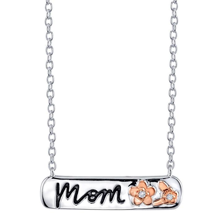 Footnotes Footnotes Womens Clear Rectangular Pendant Necklace