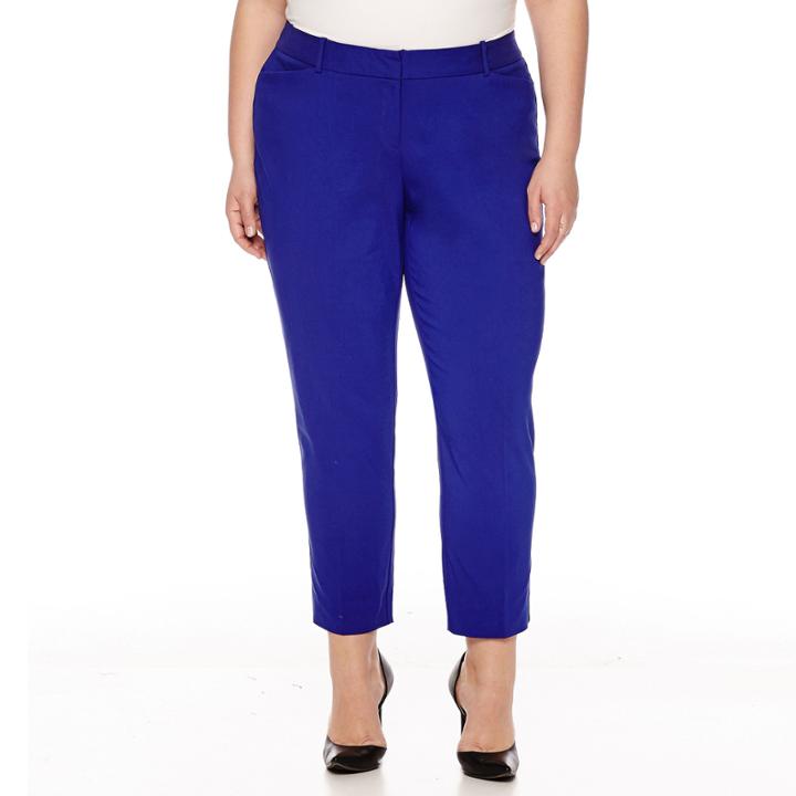 Worthington Slim Fit Ankle Pants 27 - Plus