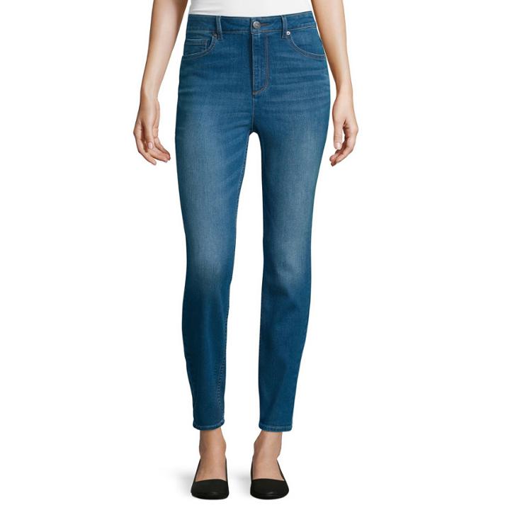 Liz Claiborne Original Fit Skinny Ankle Jeans - Tall