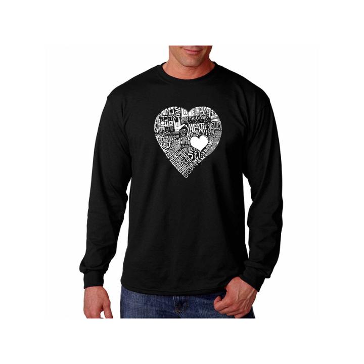 Love In 44 Different Languages Long Sleeve T-shirt