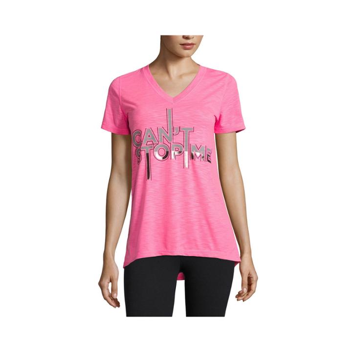 Xersion Short Sleeve Crew Neck T-shirt-womens Petites