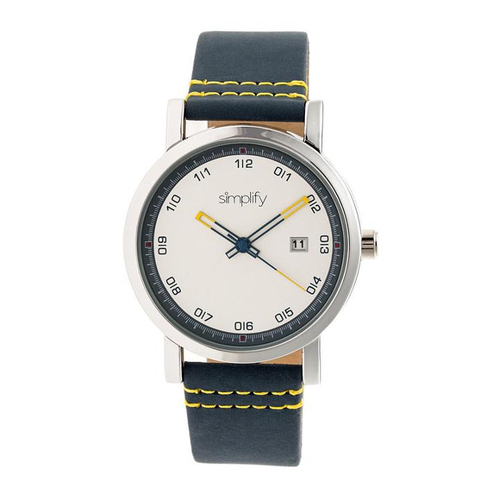 Simplify Unisex Blue Strap Watch-sim5301