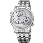 August Steiner Mens Silver Tone Strap Watch-as-8210ssbu