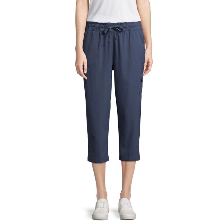 St. John's Bay Active Woven Cargo Capri