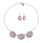 Liz Claiborne Womens 1 Pair Pink Jewelry Set