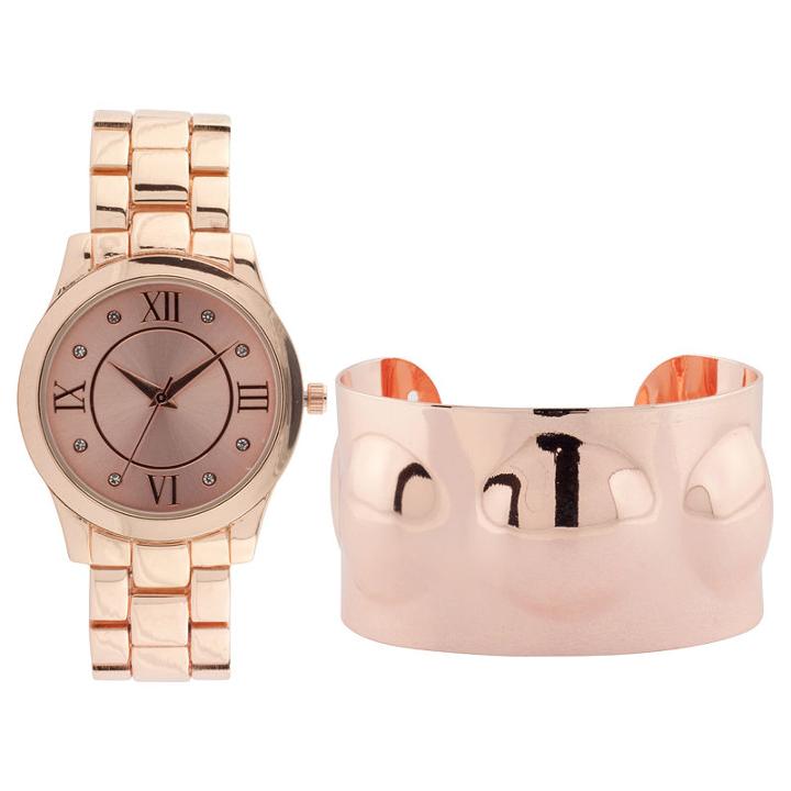 Mixit Womens Multicolor 2-pc. Watch Boxed Set-jcp3023cst