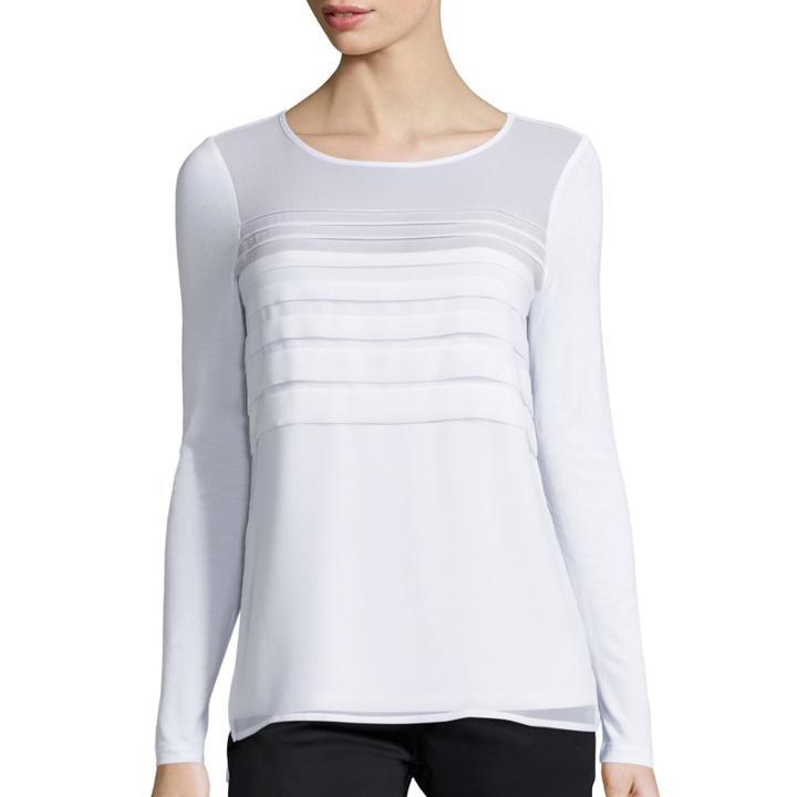 By Artisan Long-sleeve Chiffon Top